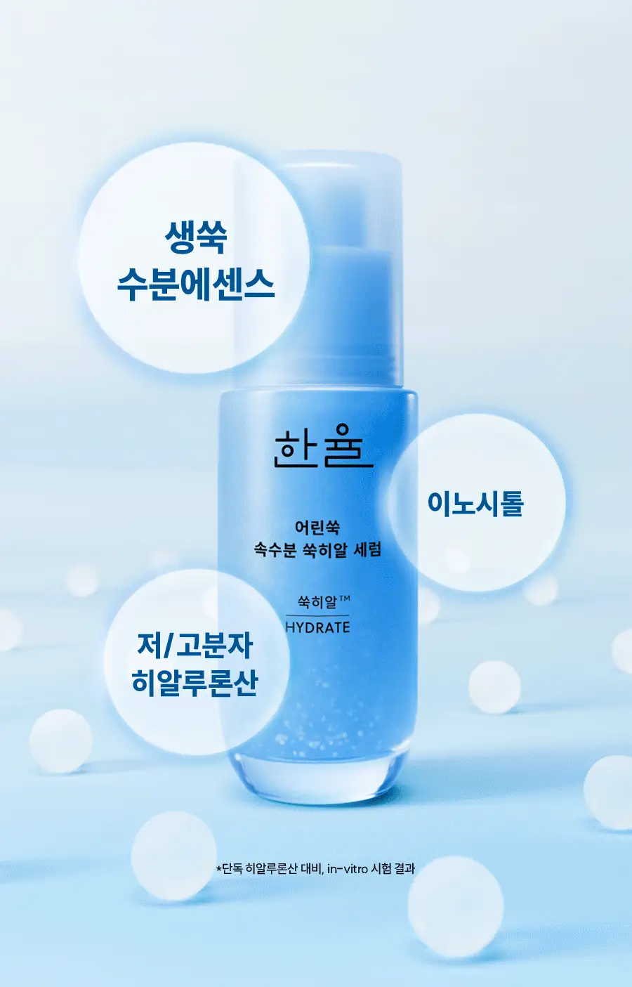 [1+1] 한율 어린쑥 속수분 쑥히알 세럼 40ml 리필 기획 (+40ml 리필) 상세페이지 21